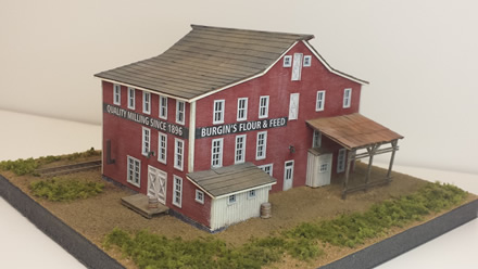 Burgin's Flour and Feed ~ N scale
