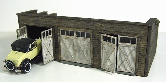3 Stall Garage ~ S scale
