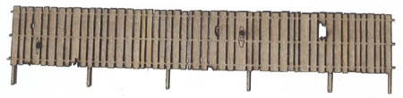 S Scale Aged 6 ft Security Fence