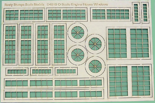 thumbnail image 2 of Tichy Group #2523 N Scale Enginehouse Windows - 40 Pane Windows With Glazing - 9 Pieces 2 of 6