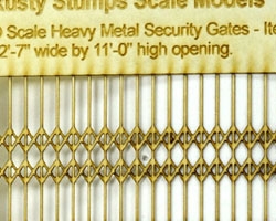 O Scale Heavy Metal Security Gates