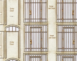 O Scale Jail House Pieces