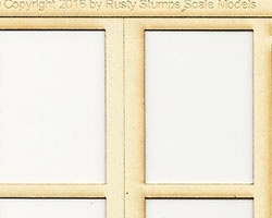 O Scale Large Fancy Panel Freight Doors