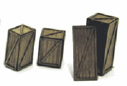 CB Models 1:76 Scale Crate And Pallet Assortment - OO Gauge Model Railway Scene Diorama - Unpainted