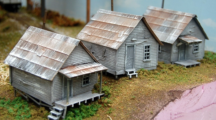 Cape Fear Company House 3~Pack ~ HO scale