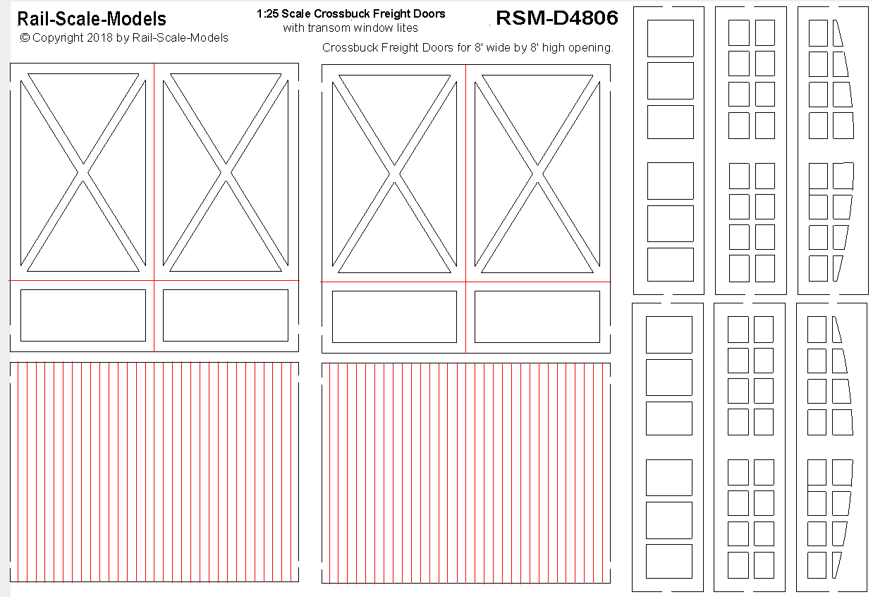 1/2″ Scale – Windows – Grandt Line Products